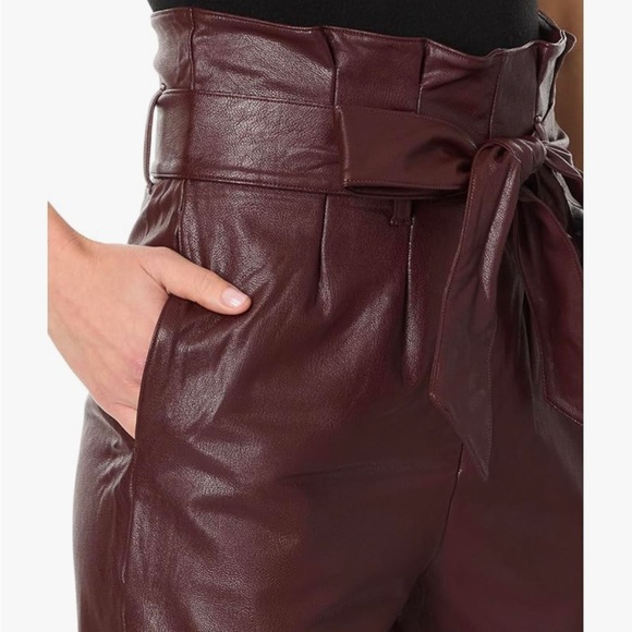 Commando Faux Leather Paperbag Waist Pants - Picture 3 of 8